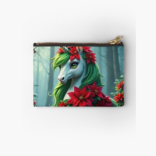 Item preview, Poinsettias Unicorn  designed and sold by StarbornPrime.