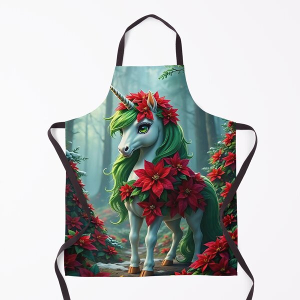Item preview, Poinsettias Unicorn designed and sold by StarbornPrime.