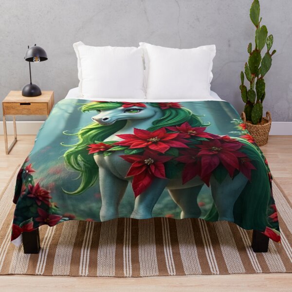 Item preview, Poinsettias Unicorn designed and sold by StarbornPrime.