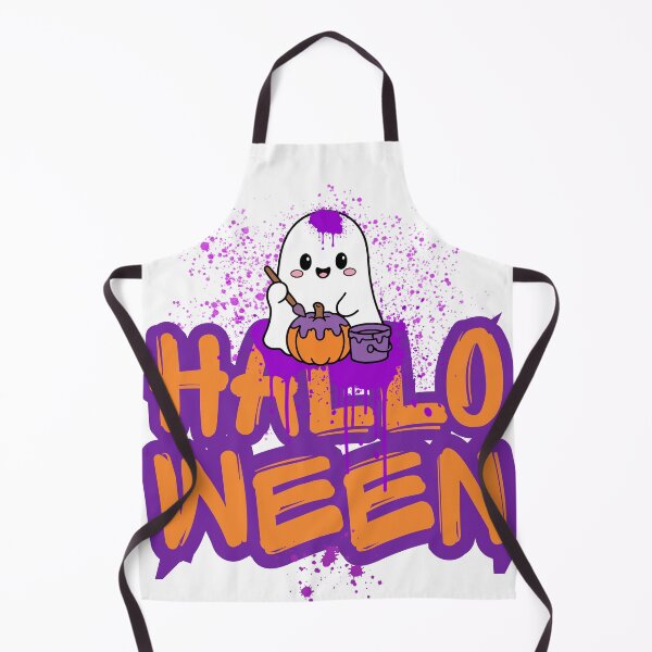 Item preview, Cute Halloween Ghost painting designed and sold by She - artist creations .