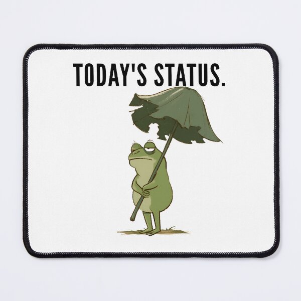 Item preview, Grumpy Frog Under Leaf Umbrella designed and sold by 123Long.