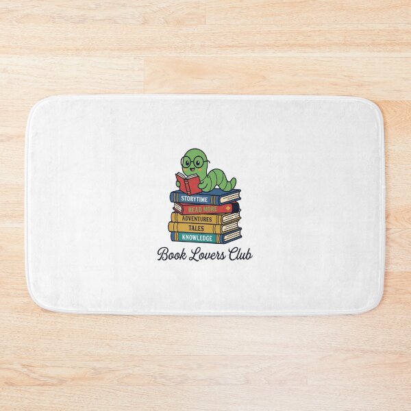 Item preview, Book Lovers Club - Cute Worm Reading Books designed and sold by shaira6831.