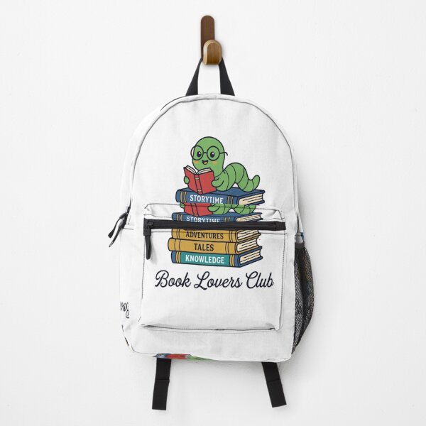 Item preview, Book Lovers Club - Cute Worm Reading Books designed and sold by shaira6831.