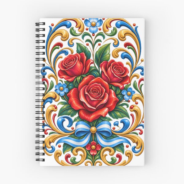Item preview, Fileteada Roses – Argentine Porteño Art designed and sold by Esencia Argentina.