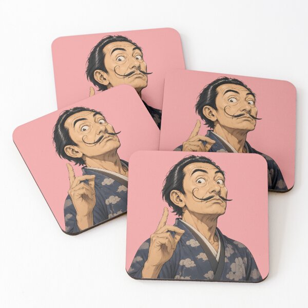 Item preview, Salvador Dali in Kimono Anime Style Art» или «Surreal Master in Japanese Robe designed and sold by charmaroundyou.