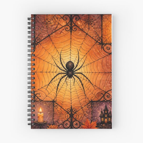 Item preview, Gothic Halloween Spider Web Stained Glass Mosaic designed and sold by LAURELYDESIGNS.