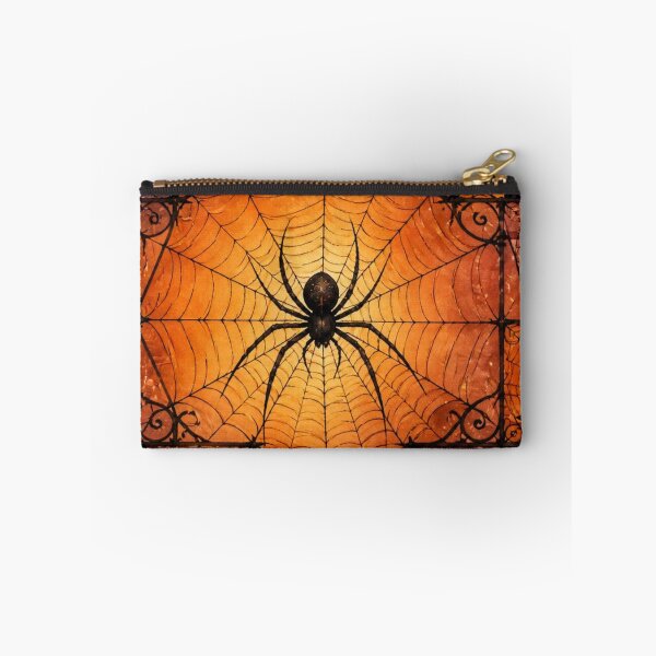 Item preview, Gothic Halloween Spider Web Stained Glass Mosaic designed and sold by LAURELYDESIGNS.