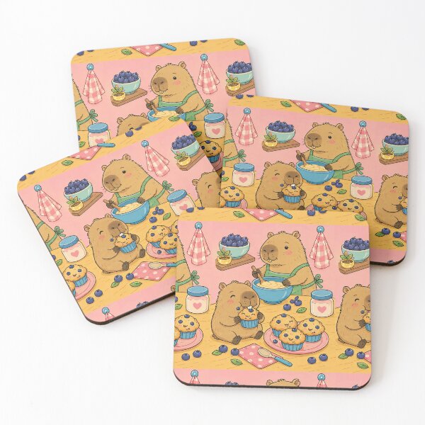 Item preview, Capybara Blueberry Muffin Pattern designed and sold by Soft Berry Studio.