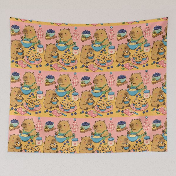 Item preview, Capybara Blueberry Muffin Pattern designed and sold by Soft Berry Studio.