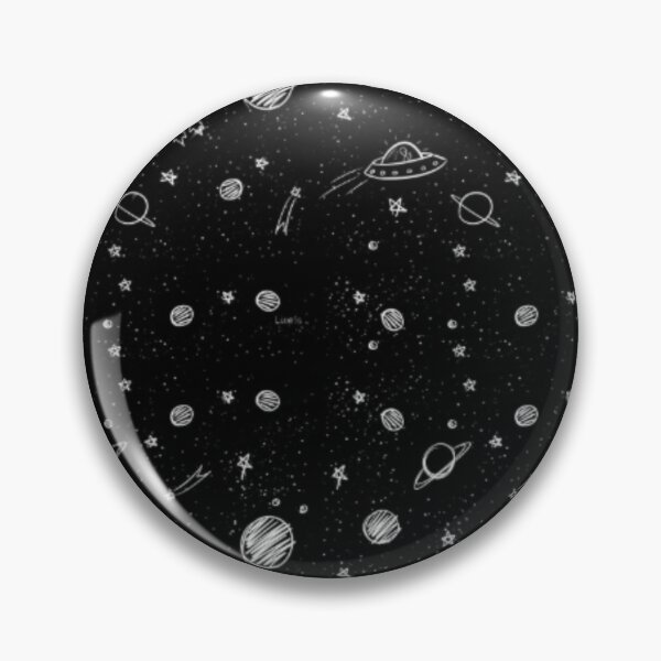 Item preview, Cute Space Doodle Pattern with Rockets, Planets and Stars designed and sold by Kruti Collection.