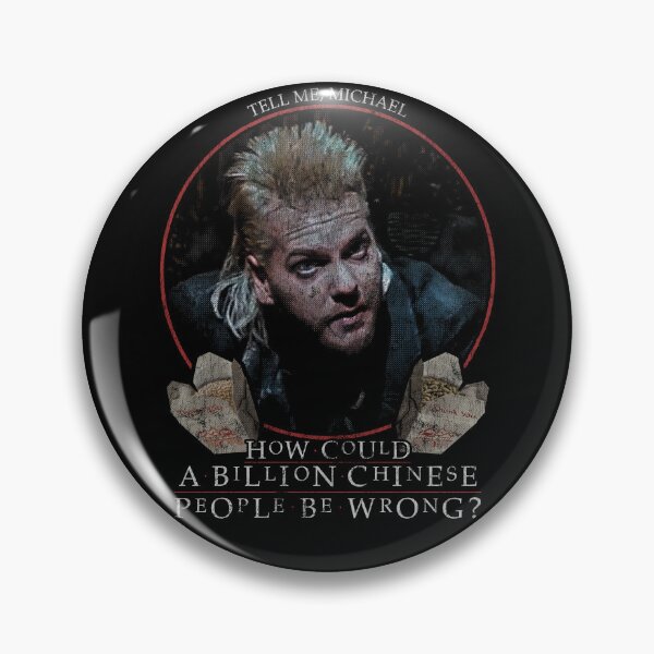 Item preview, The Lost Boys David Chinese Rice Distressed designed and sold by Power Up Prints.