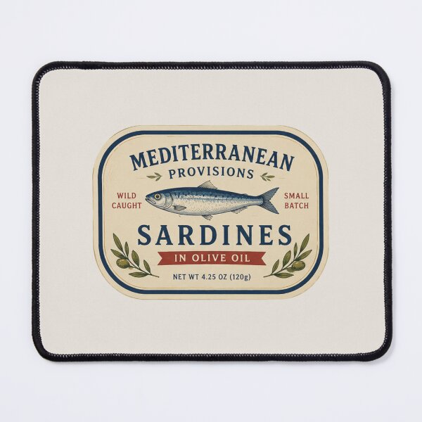 Item preview, Tinned Fish | Mediterranean Provisions Sardines designed and sold by Mimi + Kate.