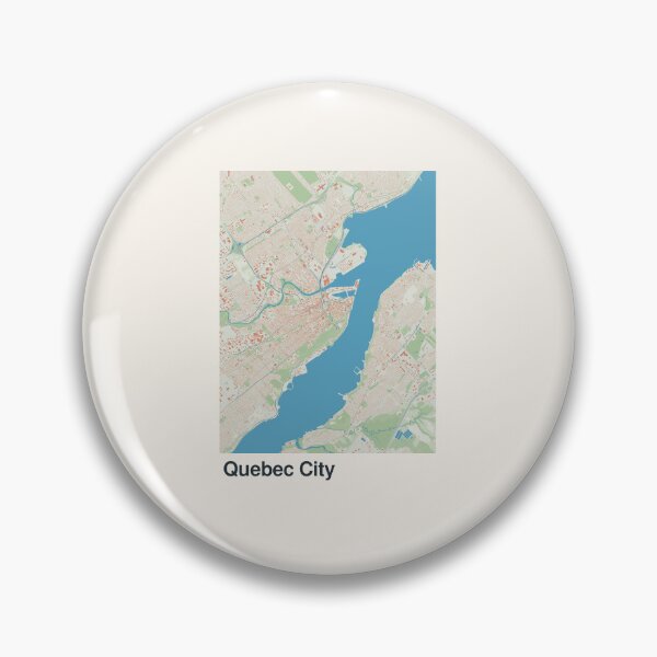 Item preview, Quebec City Minimalistic Map Art designed and sold by MapsNerd.