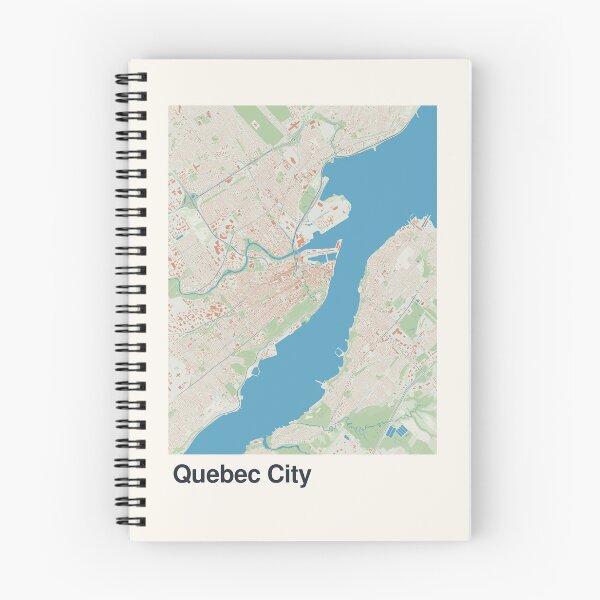 Item preview, Quebec City Minimalistic Map Art designed and sold by MapsNerd.