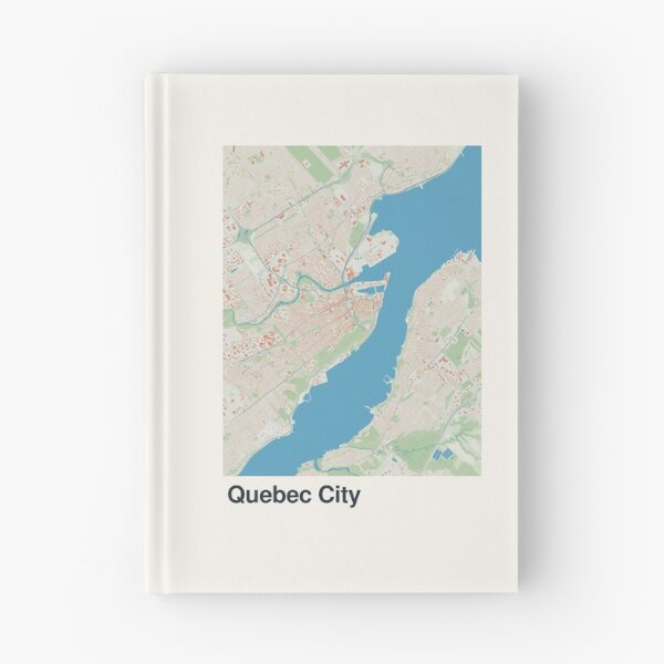 Item preview, Quebec City Minimalistic Map Art designed and sold by MapsNerd.