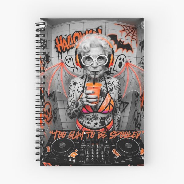 Item preview, Halloween DJ in Orange Uprising designed and sold by Print Fiction.