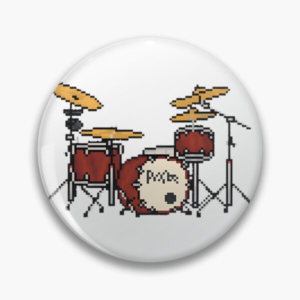 Item preview, Pixel Art Red Pixie Drummer Fantasy Music Aesthetic Graphic | Best Gift designed and sold by C3sar.