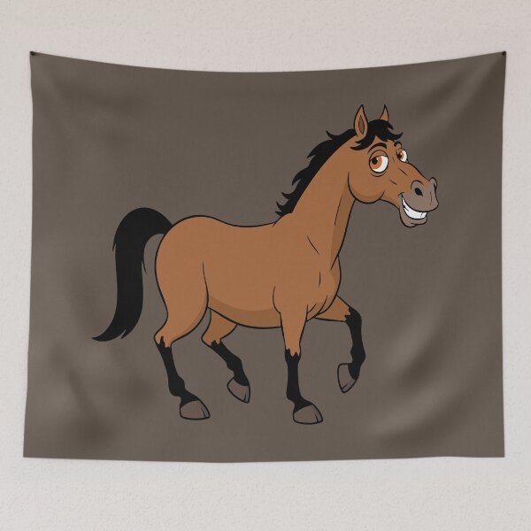 Item preview, A cartoon drawing of an Abstang horse designed and sold by Cheval-de-coeur.