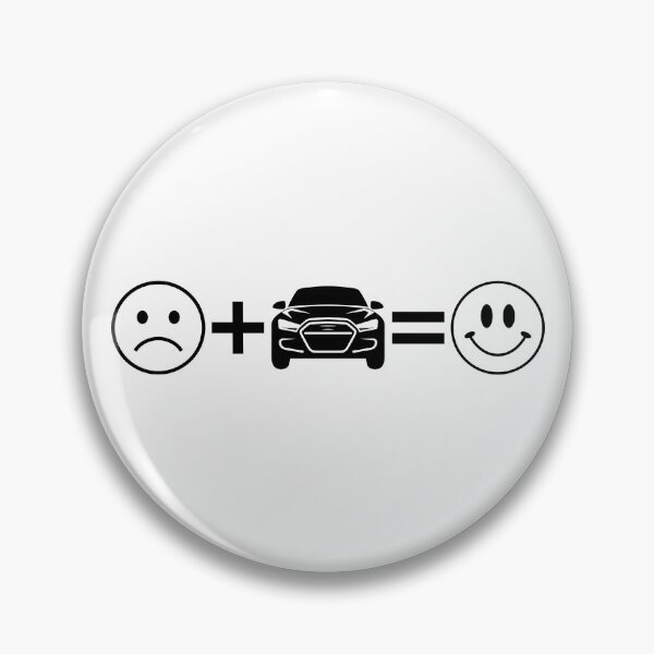 Item preview, Sad Face Plus Car Equals Happy Face Funny Automotive Equation designed and sold by Vision Crafted.