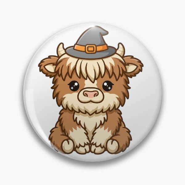 Item preview, Moo-tiful Spooky Season - Cute Witchy Highland Cow Halloween PNG designed and sold by HoMya.