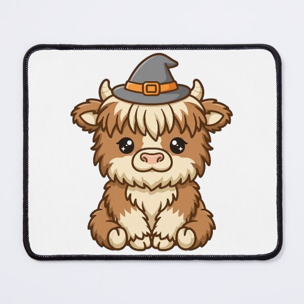 Item preview, Moo-tiful Spooky Season - Cute Witchy Highland Cow Halloween PNG designed and sold by HoMya.