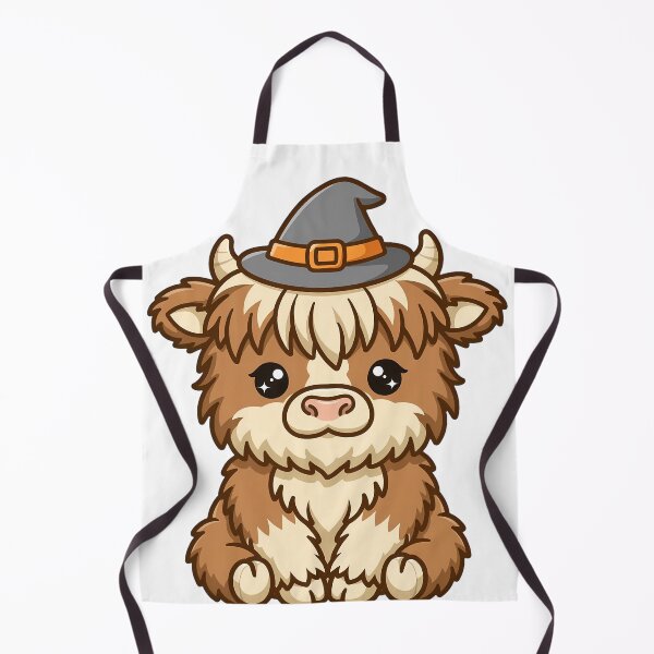 Item preview, Moo-tiful Spooky Season - Cute Witchy Highland Cow Halloween PNG designed and sold by HoMya.