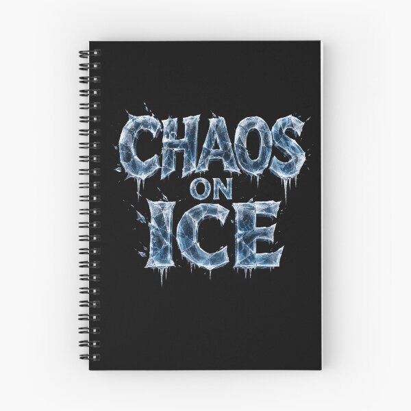 Item preview, Chaos on Ice – Frozen Shattered Ice Typography designed and sold by zmsl.