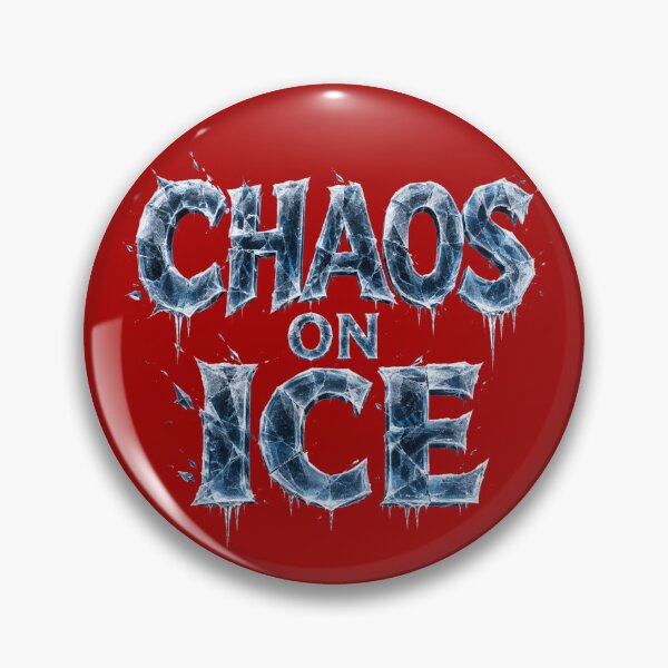 Item preview, Chaos on Ice – Frozen Shattered Ice Typography designed and sold by zmsl.