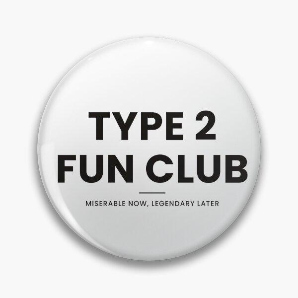 Item preview, Type 2 Fun Club Trail Running T-Shirt designed and sold by Type2SupplyCo.