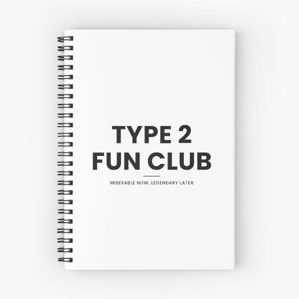 Item preview, Type 2 Fun Club Trail Running T-Shirt designed and sold by Type2SupplyCo.