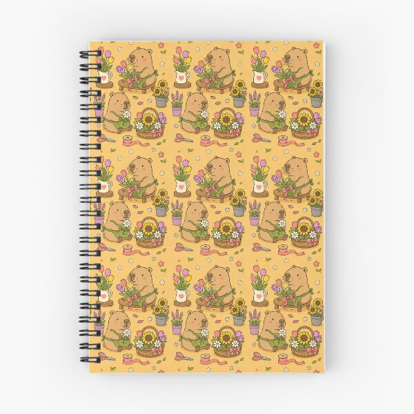 Item preview, Capybara Little Florist Pattern designed and sold by Soft Berry Studio.