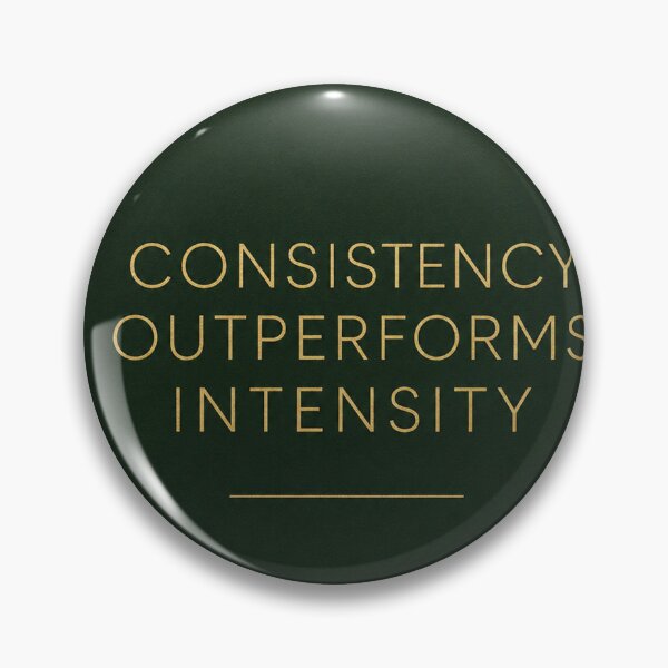 Item preview, Consistency Outperforms Intensity | Minimalist Money Mindset Print designed and sold by Zaramodo.
