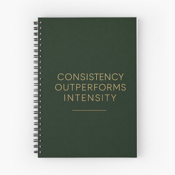 Item preview, Consistency Outperforms Intensity | Minimalist Money Mindset Print designed and sold by Zaramodo.