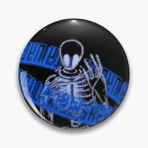 Item preview, Edgy Y2K Cyber Skeleton with Neon Ring designed and sold by Munib302.