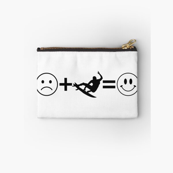 Item preview, Sad Face Plus Surfing Equals Happy Face Funny Surf Equation designed and sold by Vision Crafted.