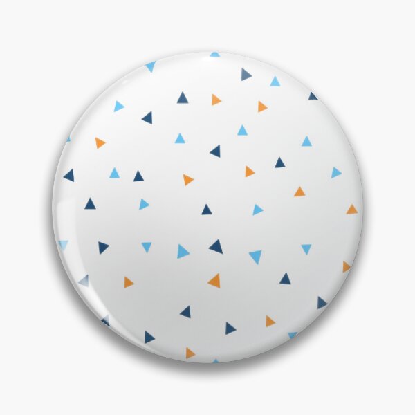 Item preview, Colorful Geometric Triangle Pattern – Abstract Blue Orange Shapes Minimalist Modern Design designed and sold by Kruti Collection.
