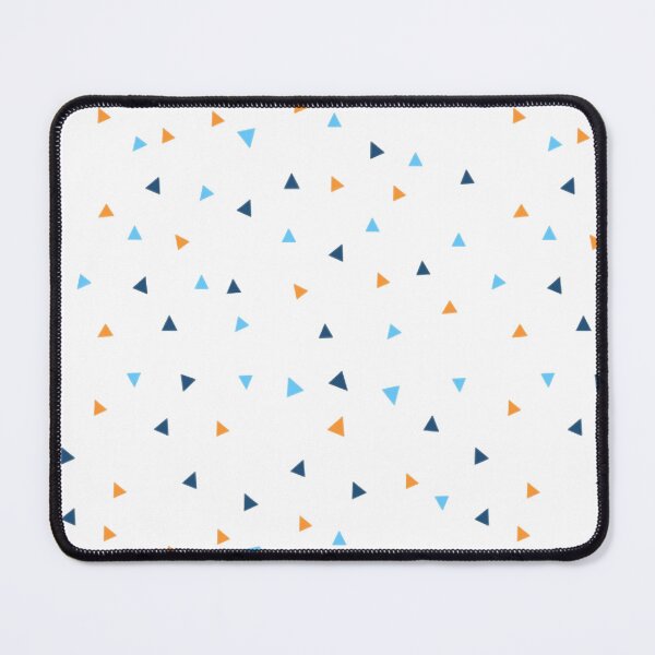 Item preview, Colorful Geometric Triangle Pattern – Abstract Blue Orange Shapes Minimalist Modern Design designed and sold by Kruti Collection.
