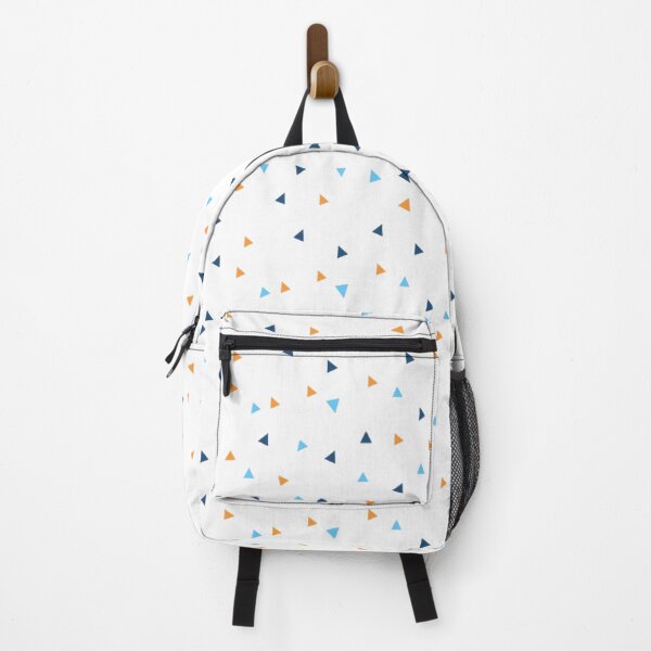 Item preview, Colorful Geometric Triangle Pattern – Abstract Blue Orange Shapes Minimalist Modern Design designed and sold by Kruti Collection.