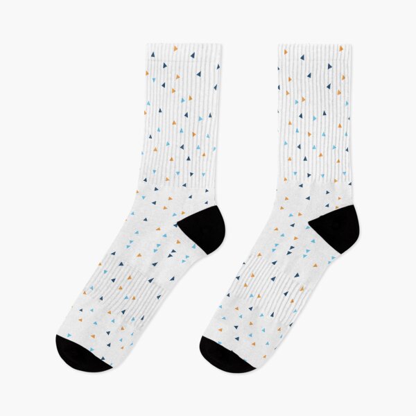 Item preview, Colorful Geometric Triangle Pattern – Abstract Blue Orange Shapes Minimalist Modern Design designed and sold by Kruti Collection.