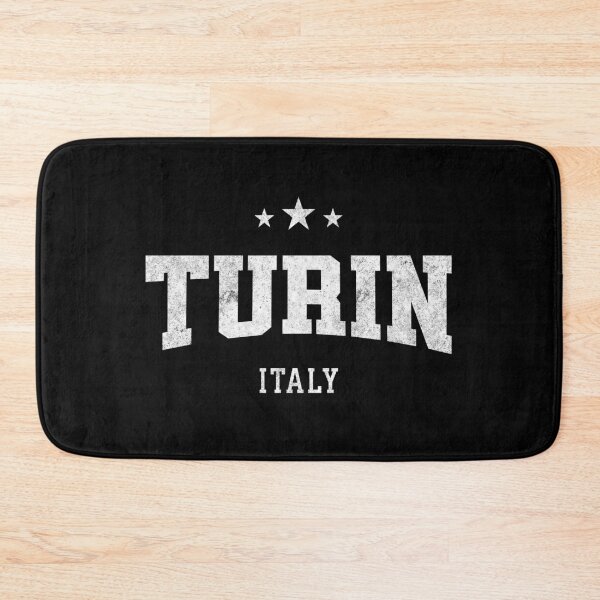 Item preview, Turin Italy Vintage Varsity Distressed Retro College Travel Design designed and sold by NiceTeeClub.