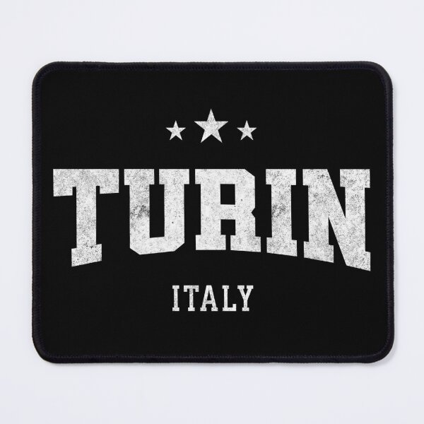 Item preview, Turin Italy Vintage Varsity Distressed Retro College Travel Design designed and sold by NiceTeeClub.