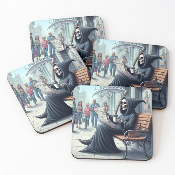 Item preview, La Parca tomando café: la muerte antes que el trabajo. designed and sold by RKWSHOP.