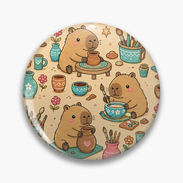 Item preview, Capybara Little Potter Pattern designed and sold by Soft Berry Studio.
