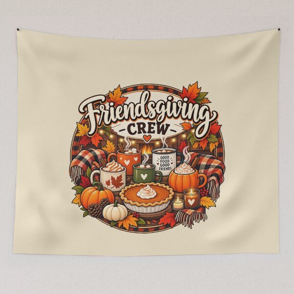 Item preview, Friendsgiving Crew Thanksgiving Friends Gift Cozy Fall Style designed and sold by Corvoria.