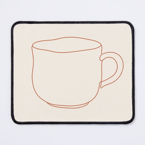 Item preview, Uneven Ceramic Cup | Wabi-Sabi Minimalist Line Art designed and sold by Zaramodo.