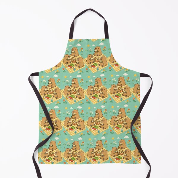 Item preview, Capybara Mini Sandwich Picnic Pattern designed and sold by Soft Berry Studio.