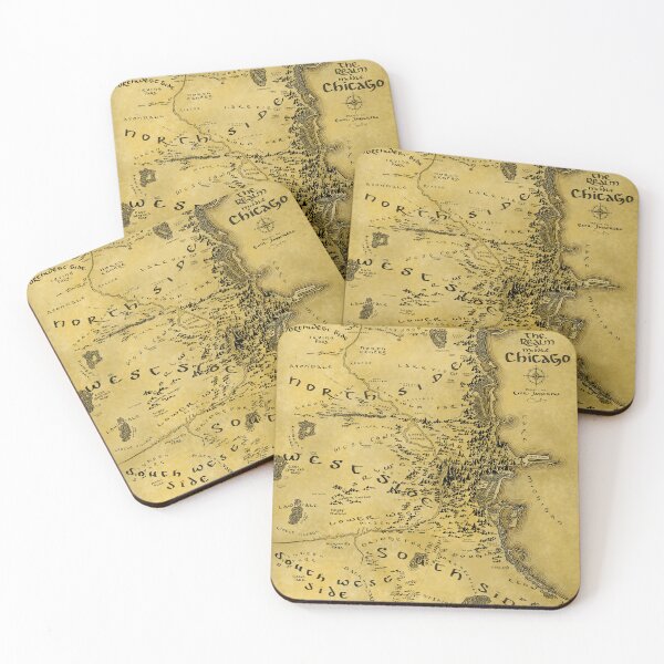 Item preview, The Realm of Chicago designed and sold by Realm of Maps.