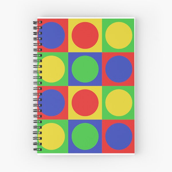 Aperçu de l'œuvre Motif géométrique - Rouge, jaune, vert, bleu créée et vendue par AndysTeeShop.