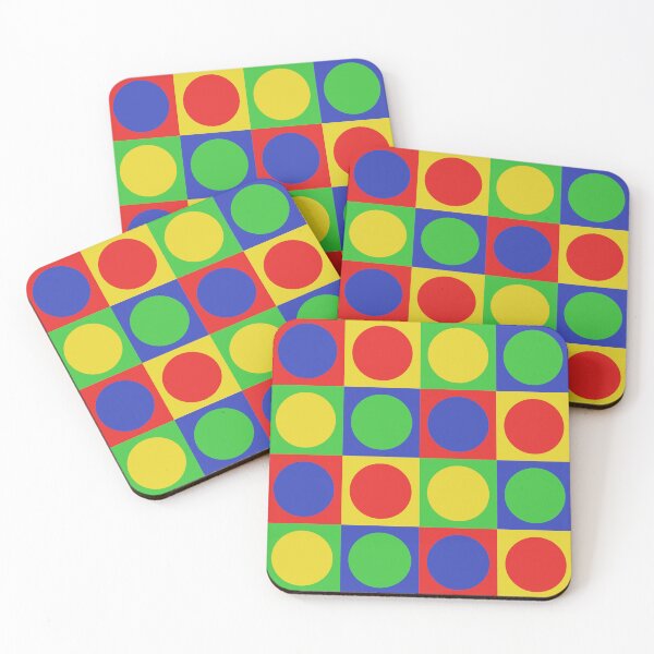 Item preview, Geometric Design - Red, Yellow, Green, Blue designed and sold by AndysTeeShop.