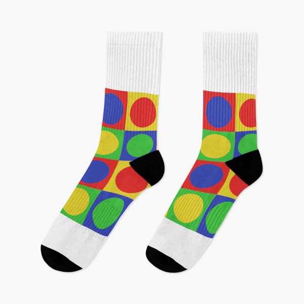 Item preview, Geometric Design - Red, Yellow, Green, Blue designed and sold by AndysTeeShop.